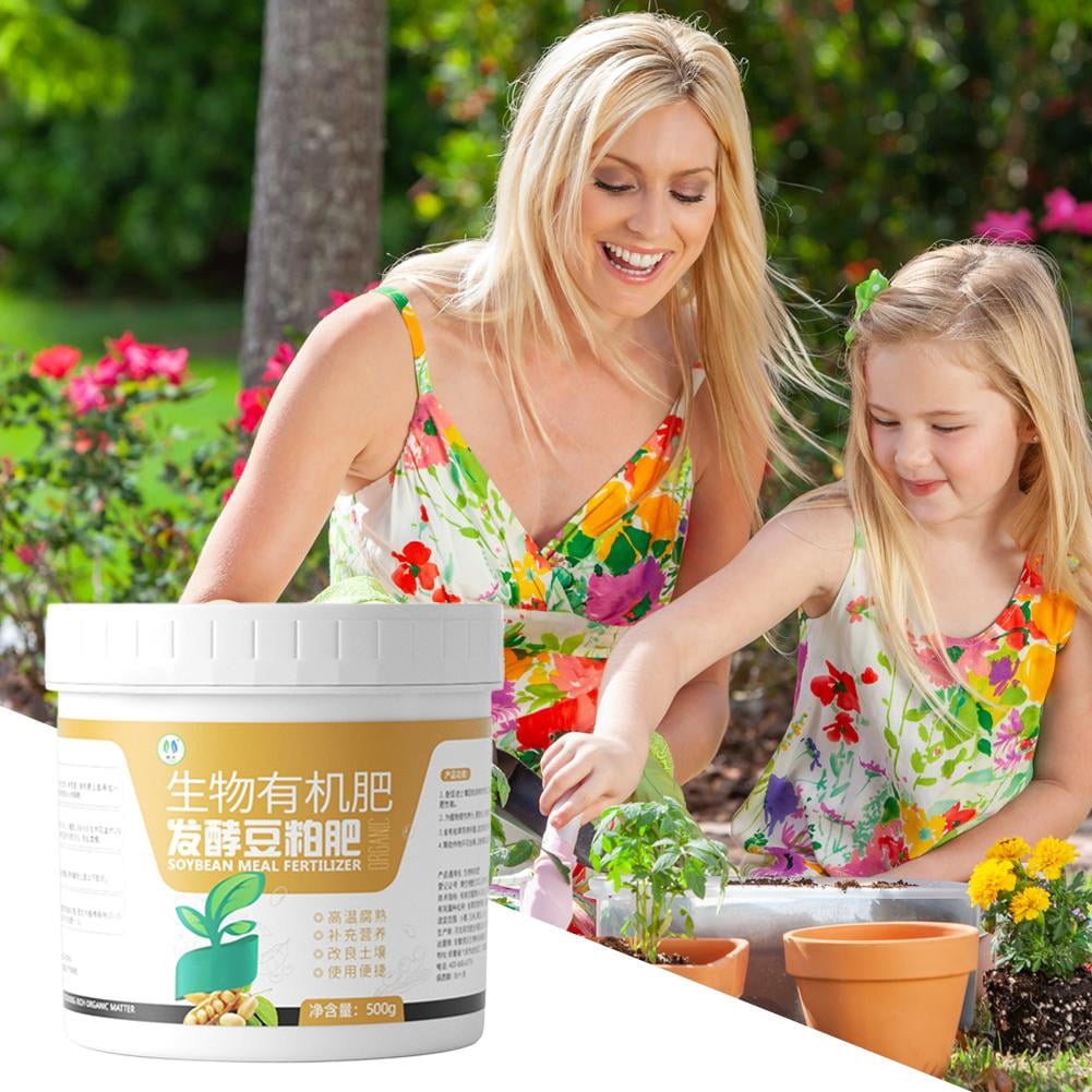 500g Fermented Soybean Meal Organic Fertilizer in Powder Form for Plant Growth and Soil Health