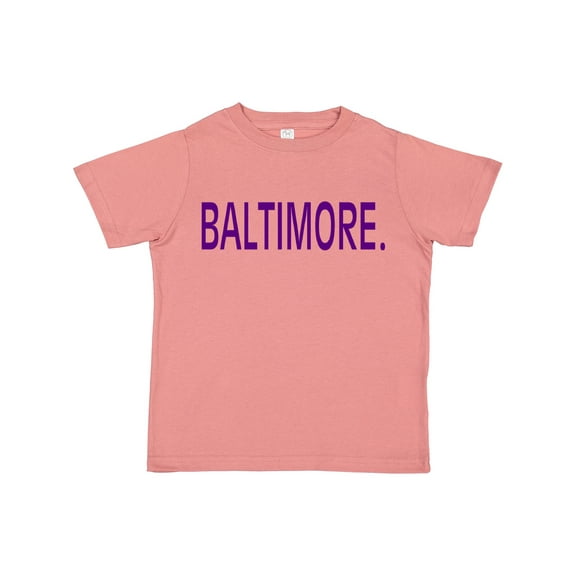 Inktastic Baltimore in Purple Text Boys or Girls Toddler T-Shirt