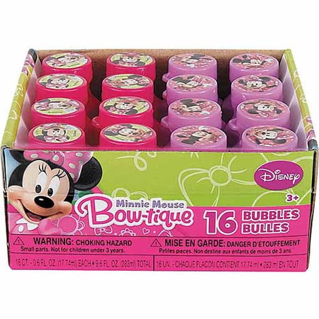 Minnie Mouse Mini Bubbles, 16pk - Walmart.com
