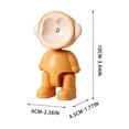 thumbnail image 3 of Qiweii Mini Cute Monkey Shaped Night Light，Creative Ambience Lamp for Bedroom Desktop and Kids Room Decor, 3 of 5