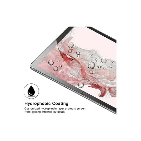 SaharaCase - ZeroDamage Ultra Strong Tempered Glass Screen Protector for Samsung Galaxy Tab S8 - Clear