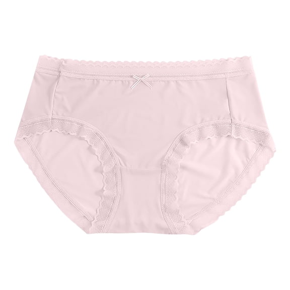 Admvng Women's Ice Silk Underwear Seamless Soft Stretchy Breathable Briefs