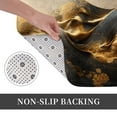 thumbnail image 6 of Sikiie Luxurious Gold Flow Print Flannel Anti-slip Floor Mat 16x24in, Thickened Dustproof Entrance Door Mat Floor Mat for Kitchen, Bathroom, Laundry Room, 6 of 7