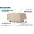 thumbnail image 2 of Eevelle Goldline Travel Trailer RV Cover - Waterproof, Heavy Duty, Marine Grade Protection, UV Resistant, Durable & Breathable Design, Anti-Rot Fabric, 2 of 7