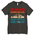 thumbnail image 6 of FLAGWIX Funny Gifts For Men - Not All Who Wander Are Lost Some Are Looking For Cool Rocks - Mens Shirts, 6 of 6