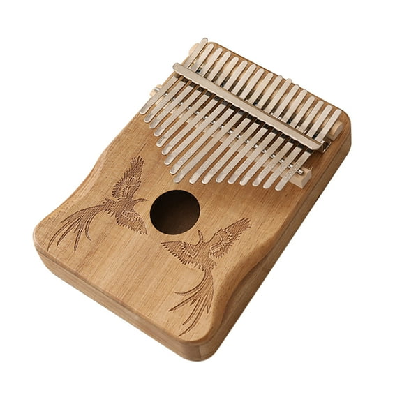 PEPISKY 17 Keys Kalimba African Thumb Finger Piano Wood Kalimba Portable Musical Instrument