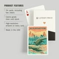thumbnail image 3 of Alligator, Vintage Print Press, Lantern Press, Premium Playing Cards, 52 Card Deck with Jokers, USA Made, 3 of 8