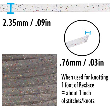 Rex Lace Multi Sparkle 100Yds