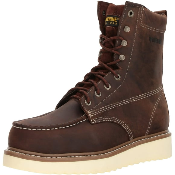 WOLVERINE Mens Loader 8 Steel Toe Wedge Work Boot