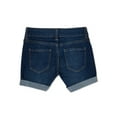 thumbnail image 3 of Wonder Nation Girls Roll Cuff Denim Jean Shorts, Sizes 5-18 & Plus, 3 of 3