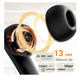 thumbnail image 4 of Audífonos inalámbricos bluetooth EarsMalubero VIOLETA, 4 of 5