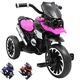 thumbnail image 1 of Moto Montable Eléctrica para Niños Triciclo Híbrido con Luces y Sonido Recargable 6v Soporta hasta 30 kg - Rosa, 1 of 8