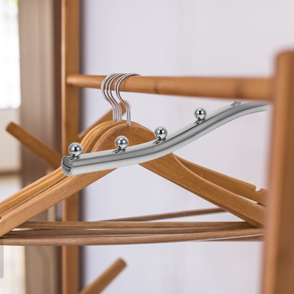 TABLZONE Wall Mounted Stainless Steel Foldable Clothes Rack with 360 Degree Rotating Hook