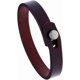 thumbnail image 1 of Pulsera de cuero genuino para hombre, estilo punk vintage, de piel de vaca, ajustable, hecha a mano., 1 of 9