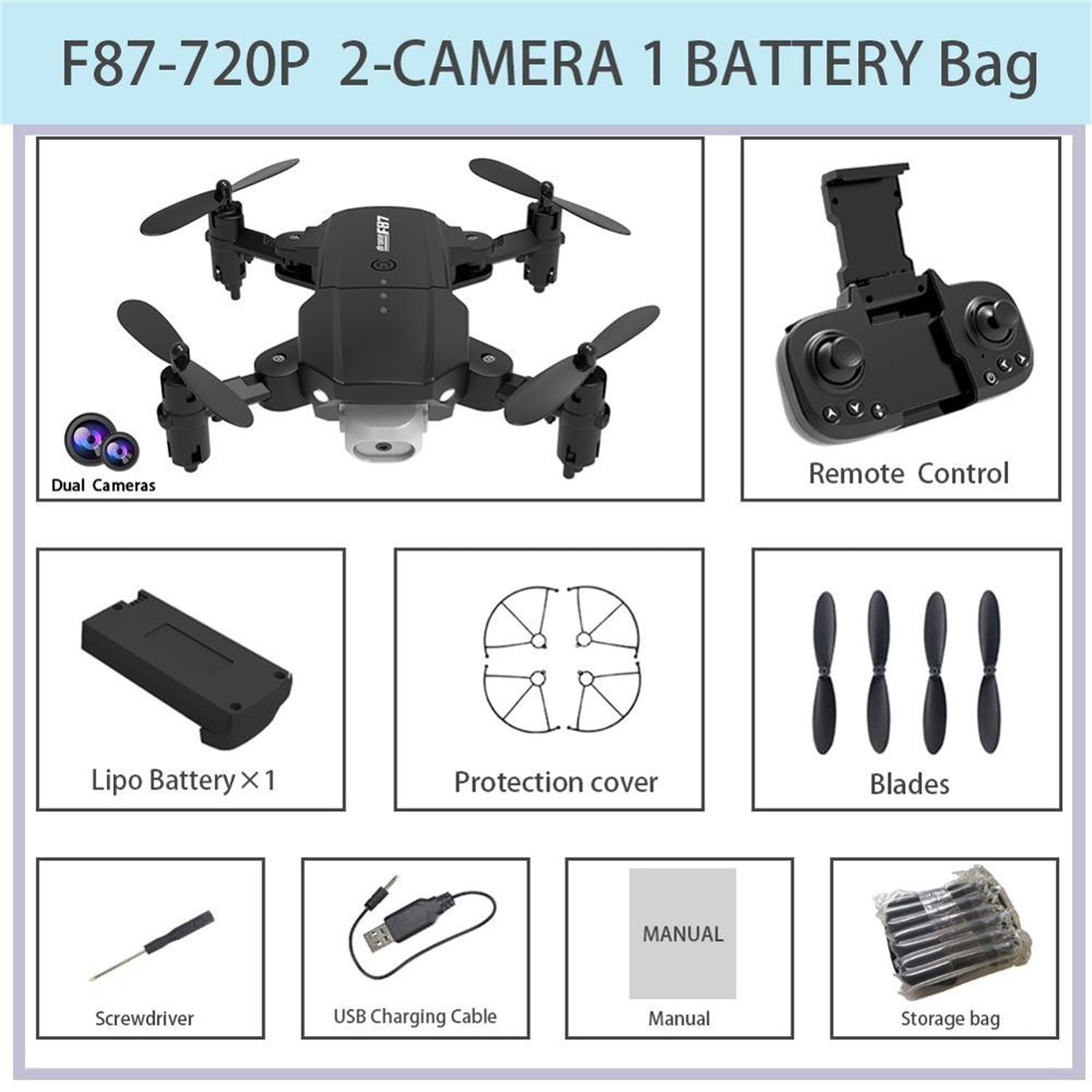 Details about   WiFi Drone With/Without HD Camera Hight Hold Mode RTF RC FPV Quadcopter 