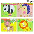 thumbnail image 2 of 12PCS Children DIY Craft Kit Creative Funny Cartoon Paper Handmade Craft Kit, 2 of 10