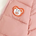 thumbnail image 5 of Otqutp Toddler Sherpa Fleece Lined Down Coats Kids Cute Bear Ear Puffer Jackets Boys Girls Winter Thick Warm Hooded Outerwear, 5 of 6