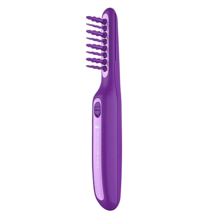 Remington Tame The Mane Electric Detangling Brush, Wet or Dry, (Batteries Included), Purple,