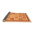 thumbnail image 2 of Ahgly Company Indoor Rectangle Oriental Orange Modern Area Rugs, 2' x 4', 2 of 4