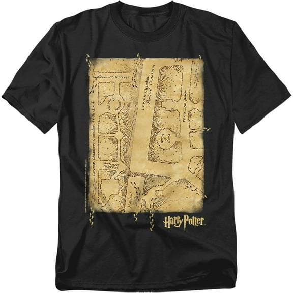 Harry Potter Marauders Map Interior Officially Licensed Adult T Shirt