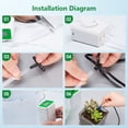 thumbnail image 2 of Kit de riego por goteo, carga USB, temporizador de goteo de agua para hombre perezoso, herramienta de jardín Sywqhk Libre de BPA, 2 of 8