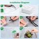 thumbnail image 2 of Kit de riego por goteo, carga USB, temporizador de goteo de agua para hombre perezoso, herramienta de jardín Wdftyju  Libre de BPA, 2 of 8