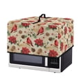 thumbnail image 2 of FOR U DESIGNS Cardinal Poinsettia Flower Pattern Microwave Oven Cover Wear-Resistan Small Appliance Covers All-Season Lid for Air Fryer Toaster Oven,18.25 x 14.5 x 11 inches-S, 2 of 8