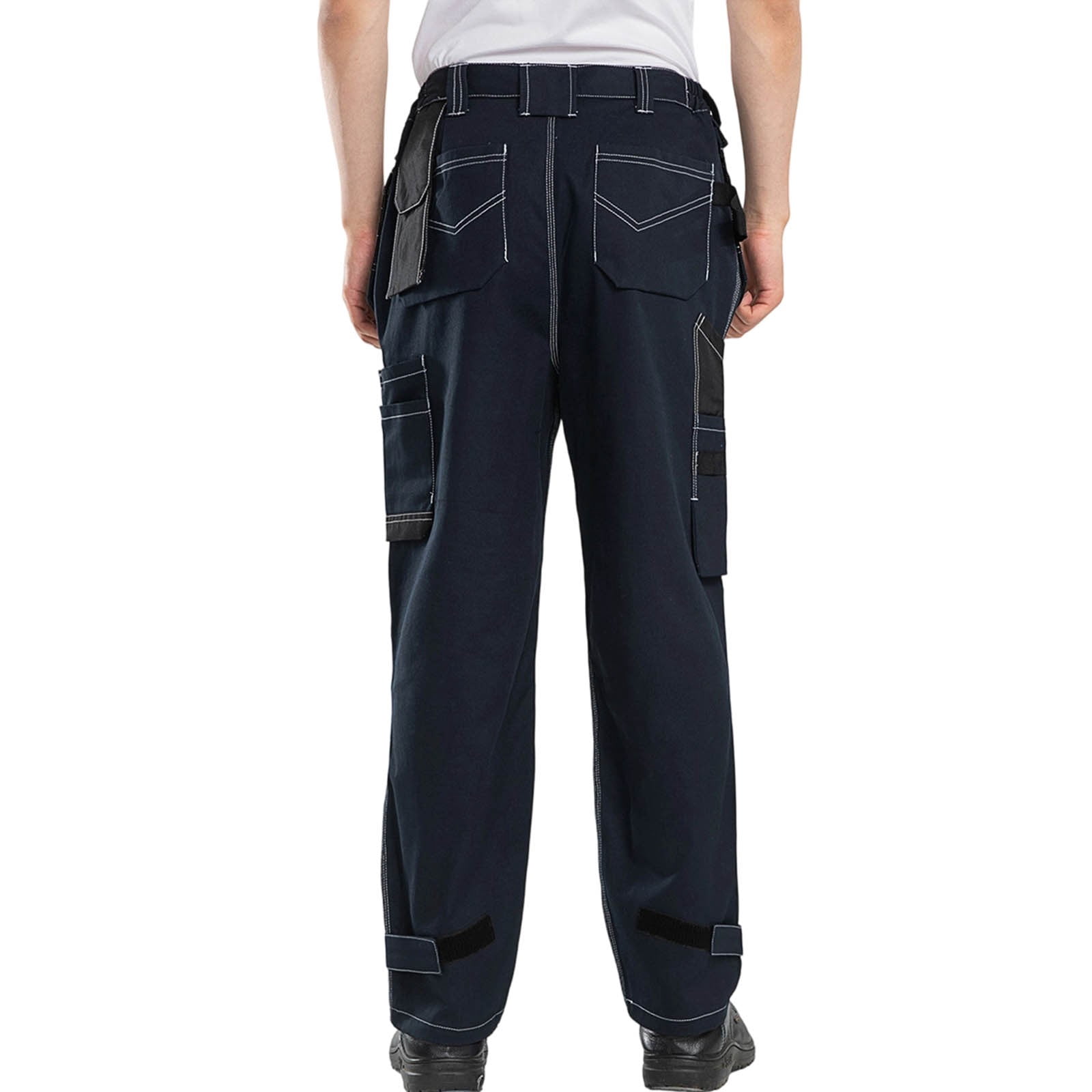 Mens Pants Under $10 Cargo Construction Pants for Men - Wear Safety Pants with Knee Pads and Tool Pockets for Work and Outdoor Use