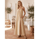thumbnail image 2 of Vestido Largo Mujer Tirantes Ajustables | Corte Amplio Fluido Tipo Maxi, 2 of 5