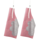 thumbnail image 1 of Apuakthei Delantal ajustable con pechera para mujer, impermeable, delantal de cocina con bolsillo, 2 toallas laterales de terciopelo coral, 1 of 6