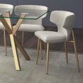 thumbnail image 4 of Chaise, Jeu de 2 en Velours et Métal - Gris, 4 of 7
