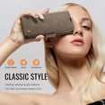 thumbnail image 6 of TOWOND iPhone 15 Case Magnetic Wallet Phone Case Protective Leather Case with Card Holder Function Shockproof Flip Case Brown, 6 of 8