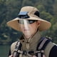 thumbnail image 4 of Pisexur Batería de cocina Gorra de pescador solar recargable con protección solar para el cuello, ala ancha, para pesca al aire libre, montañismo, secado rápido, impe para la cocina del hogar, 4 of 6