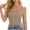 Khaki, variant on Women's Cool Singlet, Solid Color Round Neck, Breathable Gym Running Tank Top Purple 2XL