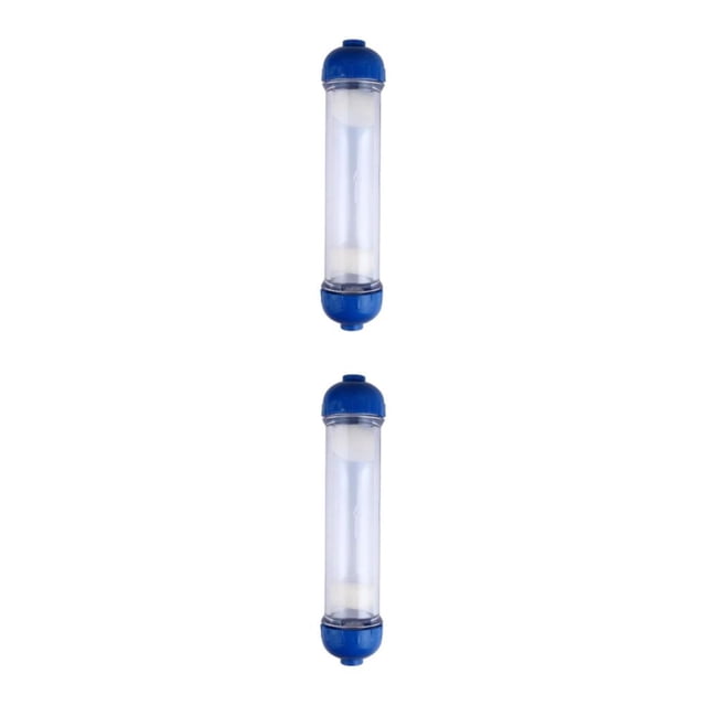 Yuarrent Transparent Water Filter Housing Refill Filter Osmosis Shell Reverse Inline Tipo 1 2piezas