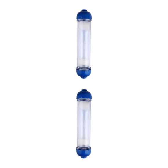 Yuarrent Transparent Water Filter Housing Refill Filter Osmosis Shell Reverse Inline Tipo 1 2piezas