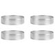 thumbnail image 2 of Paquete de 24 Anillos de Tarta de Acero Inoxidable, Anillo de Mousse de Pastel Perforado, Molde de Anillo de Pastel, Herramientas para Hornear Pasteles Redondos de 6 cm, 2 of 5