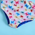 thumbnail image 6 of Summer Toddler Girls Cartoon Printed Two Piece Swimwear Reversible Swimsuit Bikini Set Long Sleeve Bathing Suit for Girls Girls Small Bikinis Little Girl Bathing Suits Girl Guard Swimsuit Swimwear, 6 of 6