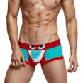 thumbnail image 4 of Aayomet Boxeurs pour Hommes Taille Basse Angle Plat Imprimé Boxeurs Mode Jeunesse Pantalons Plats (BU1, TG), 4 of 5