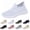 White, variant on longantii Womens Orthopedic Shoes Arch Support Non Slip Slip on Nurse Shoes Breathable Mesh Stretch Business Casual Shoes Soft 2026 New Orthopedic Shoes Black