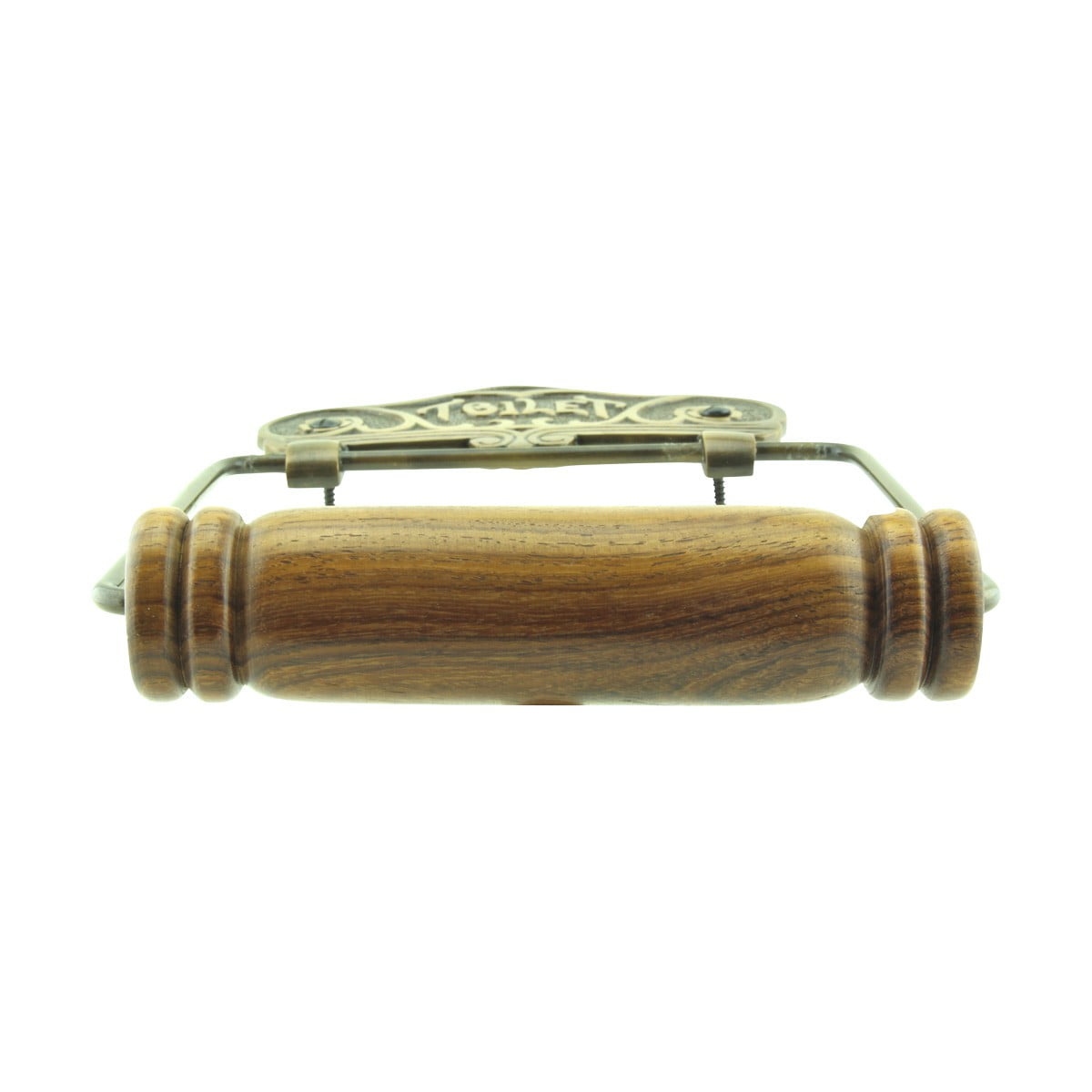Renovators Supply Wall mount Toilet Tissue Paper Holder 7.5"H x5.5"W x1"Proj. Antique Brass Finish