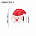 thumbnail image 5 of Jeffery Charms 925 Silver Christmas Santa Claus, sled, reindeer, snow house, gift box Pendant for Women Snake Bone Chain Bracelets and Necklaces,Red Hat Santa Claus,Christmas, 5 of 7
