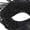 Black Large Six-Petaled, variant on REGALWOVEN Handheld Masquerade Mask with Stick, Molded Venetian Plastic Eye Mask for Halloween Party Black Arrow 10.6" x 7.1"