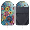 thumbnail image 5 of Garronmavis Water-Resistant Front Car Seat Towel Cover Breathable Non-Slip Stretchable Universal Fit for Post Workout Travel Fits Cars SUV Trucks Sedan Van Butterfly Floral, 5 of 8
