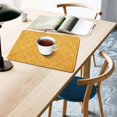 thumbnail image 5 of Pack of 4, Natural Seagrass Place MatHand-Woven Rectangular Rattan Placemats Straw Tea Cup Mat Potho, 5 of 5