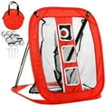 Pop Up Portable Golf Chipping Net and Target Training Aids Practice