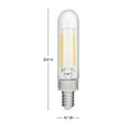 thumbnail image 6 of Hinkley Lighting E12t62243cl-6 Lumiglo Bulb Pack Of (6) 3.5" Long 2 Watt Clear Candelabra, 6 of 6