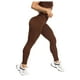 thumbnail image 1 of Leggings de entrenamiento para mujer: color liso, cintura elástica, poliéster, corte ajustado, pantalones deportivos informales de verano para correr/yoga, tallas S-M-L, 1 of 4