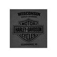 thumbnail image 2 of Harley-Davidson Men's Gas Cap Chest Pocket Short Sleeve T-Shirt - Charcoal (2XL), Harley Davidson, 2 of 3