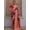 Fire Engine Red, variant on Floral Broad Border Banarasi Silk Attractive Festive Wear Saree With Contrast Pallu – Blue Chill